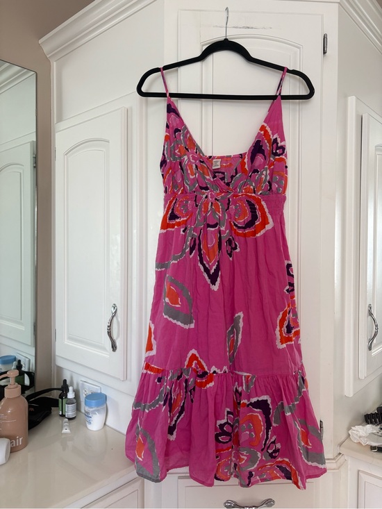 Old Navy Dresses & Skirts - Old Navy Hot Pink Floral Spaghetti-Strap Dress